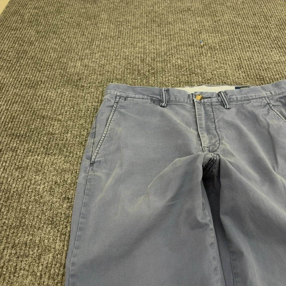Polo Ralph Lauren Pants Mens 32/30 Blue Cotton Stretch Straight Fit Chino Casual